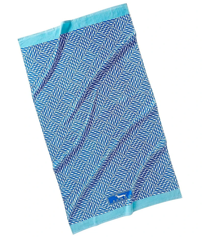 SCOUT Summer Shop Collection Twisted Sister Printed Velour Beach Towel