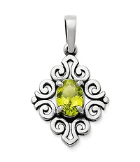 James Avery Scrolled Elegant Birthstone Charm