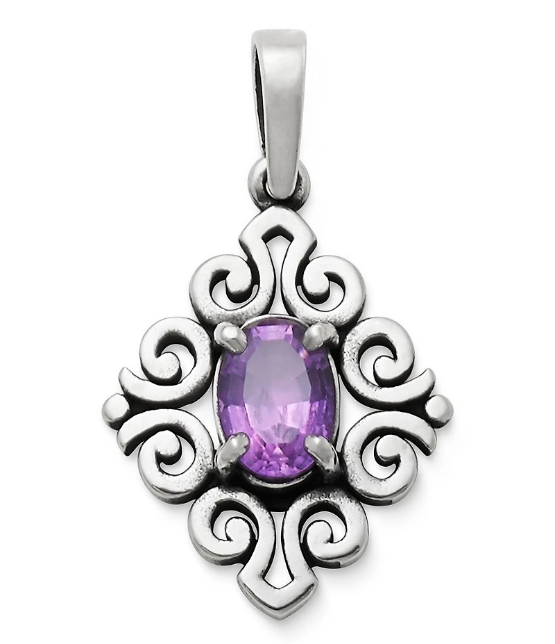 James Avery Scrolled Elegant Birthstone Charm