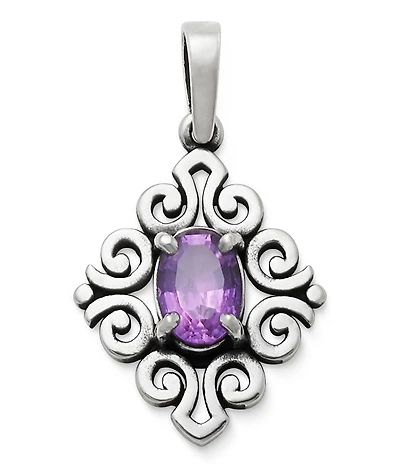 James Avery Scrolled Elegant Birthstone Charm