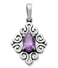 James Avery Scrolled Elegant Birthstone Charm
