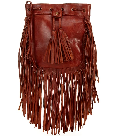 Scully Soft Leather Fringe Crossbody Bag