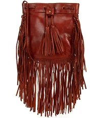 Scully Soft Leather Fringe Crossbody Bag