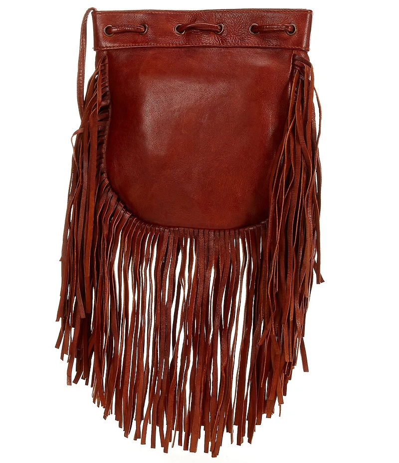 Scully Soft Leather Fringe Crossbody Bag