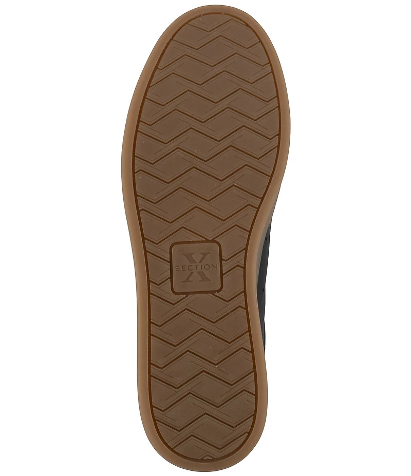 Section X Men's Austin Leather Suede Lace-Up Sneakers