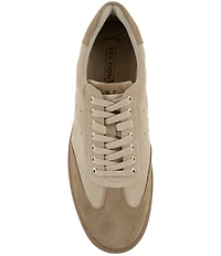 Section X Men's Austin Leather Suede Lace-Up Sneakers