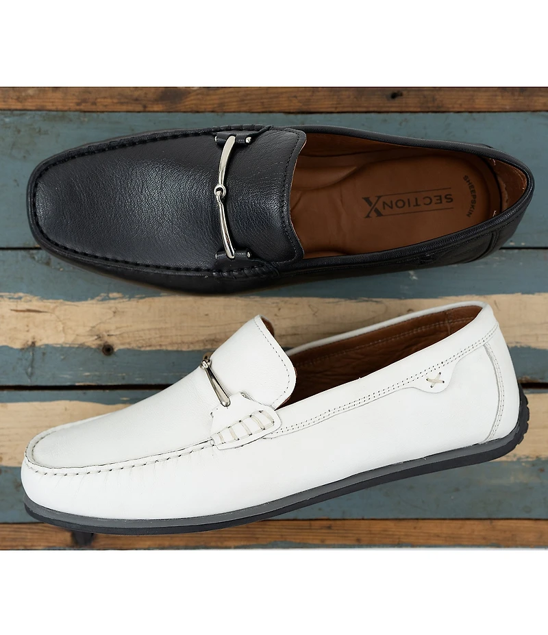 Section X Men's Darion Leather Bit Buckle Drivers