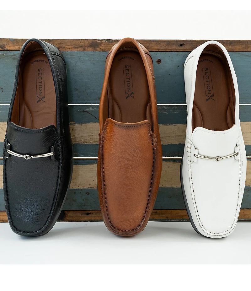 Section X Men's Darion Leather Bit Buckle Drivers