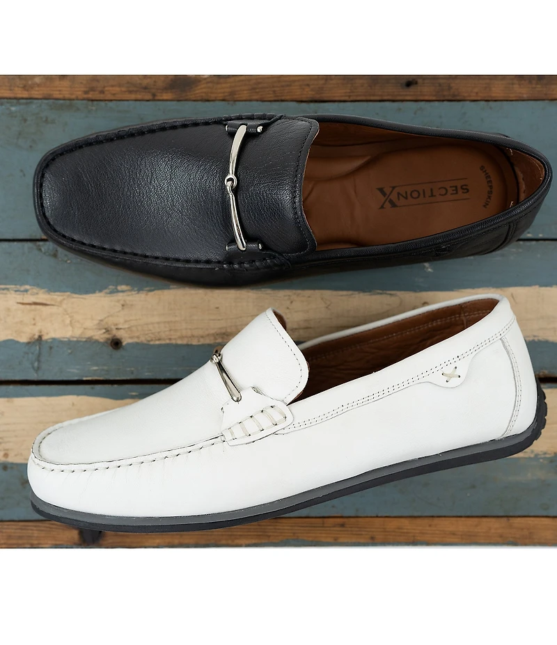 Section X Men's Darion Leather Bit Buckle Drivers