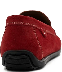 Section X Men's Darion Suede Bit Buckle Loafers