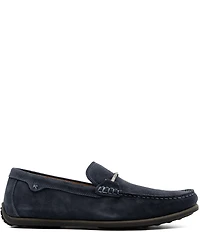 Section X Men's Darion Suede Bit Buckle Loafers