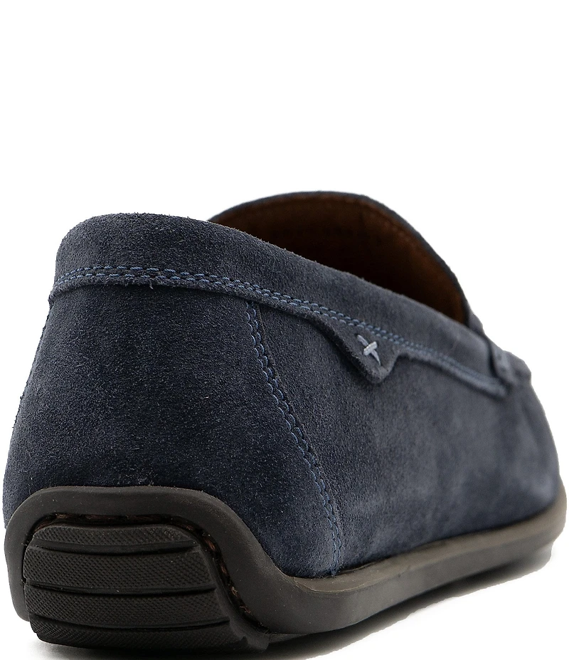 Section X Men's Darion Suede Bit Buckle Loafers