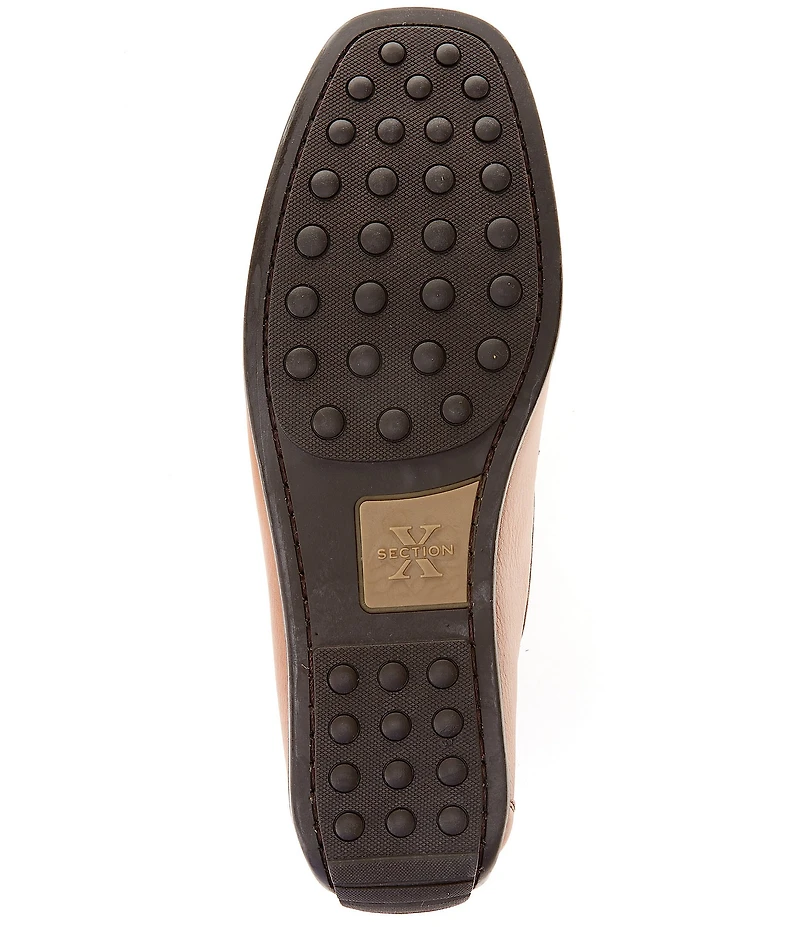 Section X Men's Darion Leather Venetian Loafers