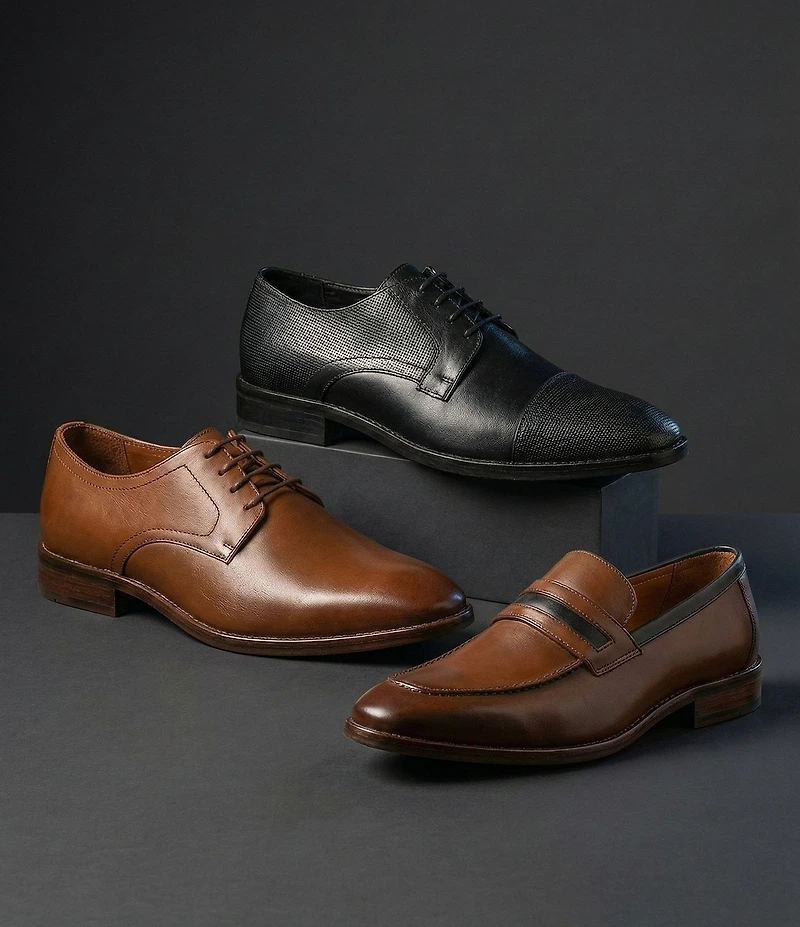 Section X Men's Jeremiah Cap Toe Dress Shoes