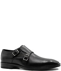 Section X Men's Jeremiah Leather Double Monk Strap Oxfords