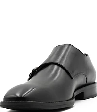 Section X Men's Jeremiah Leather Double Monk Strap Oxfords