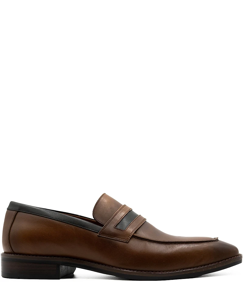 Section X Men's Jeremiah Leather Dress Penny Loafers