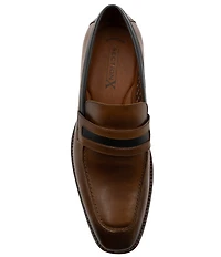 Section X Men's Jeremiah Leather Dress Penny Loafers
