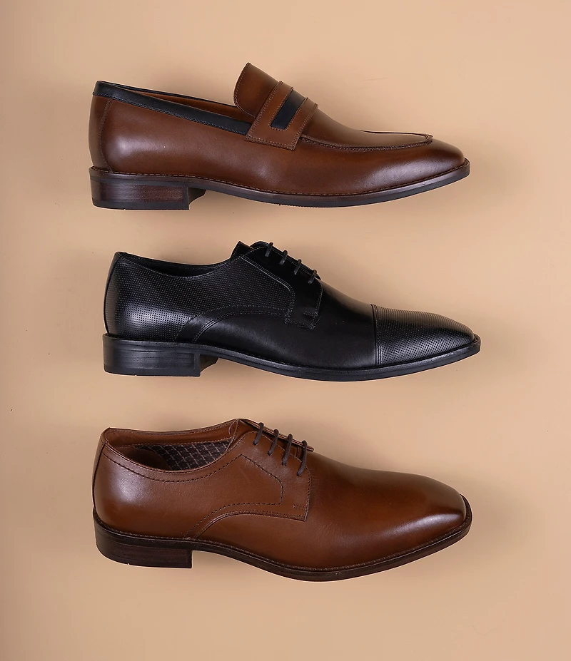 Section X Men's Jeremiah Leather Dress Penny Loafers