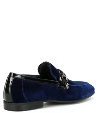 Section X Men's Saint Braid Bit Buckle Venetian Velvet Dress Shoes