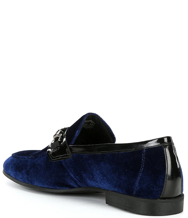 Section X Men's Saint Braid Bit Buckle Venetian Velvet Dress Shoes