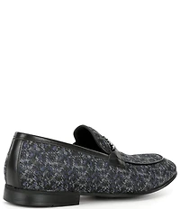 Section X Men's Saint Chain Hardware Venetian Dress Loafers
