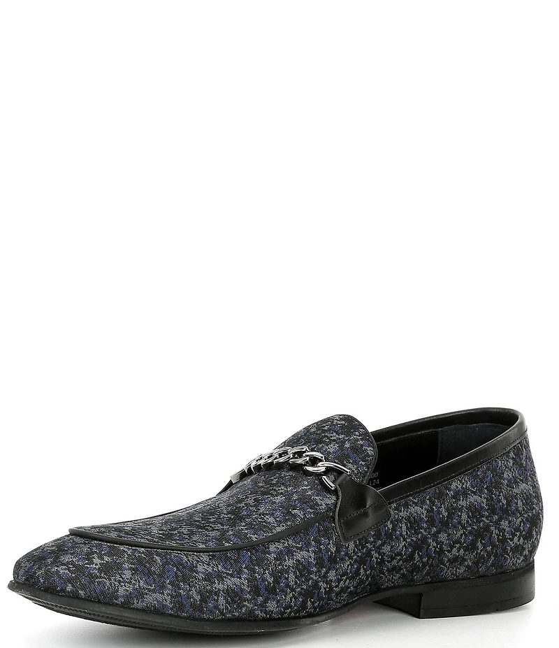 Section X Men's Saint Chain Hardware Venetian Dress Loafers