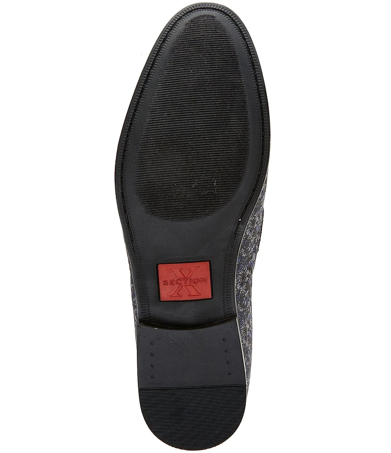 Section X Men's Saint Chain Hardware Venetian Dress Loafers