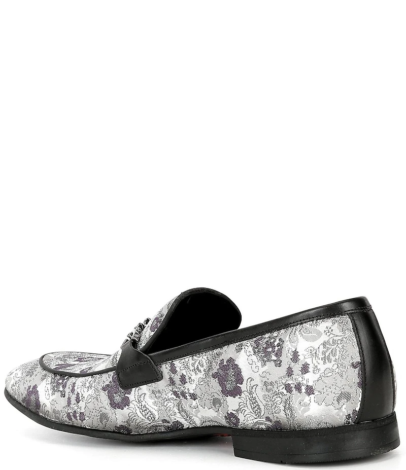 Section X Men's Saint Chain Hardware Venetian Dress Loafers