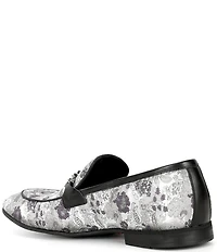 Section X Men's Saint Chain Hardware Venetian Dress Loafers