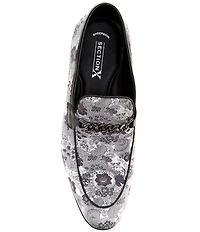 Section X Men's Saint Chain Hardware Venetian Dress Loafers