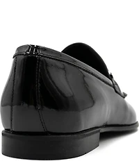 Section X Men's Saint Patent Leather Chain Hardware Dress Venetian Loafers