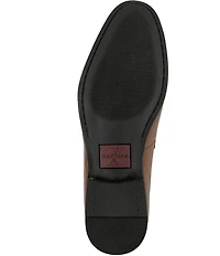 Section X Men's Saint Leather Braid Bit Buckle Dress Venetian Loafers