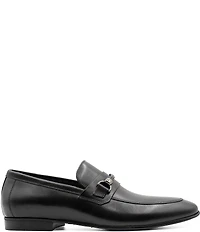 Section X Men's Saint Leather Braided Bit Venetian Dress Loafers