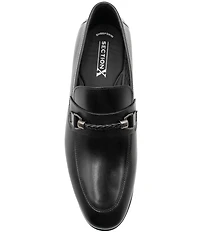Section X Men's Saint Leather Braided Bit Venetian Dress Loafers
