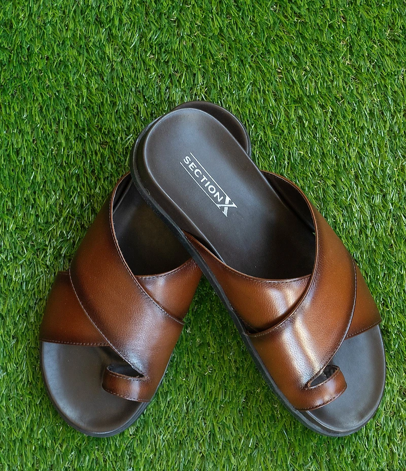 Section X Men's Santiago Crossband Sandals