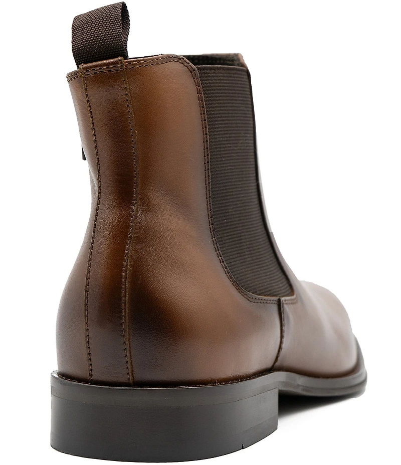Section X Men's Steven Leather Zip Chelsea Boots