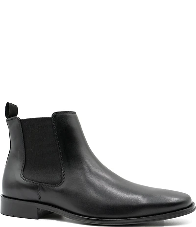Section X Men's Steven Leather Zip Chelsea Boots