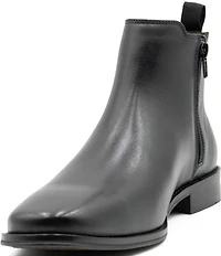 Section X Men's Steven Leather Zip Chelsea Boots