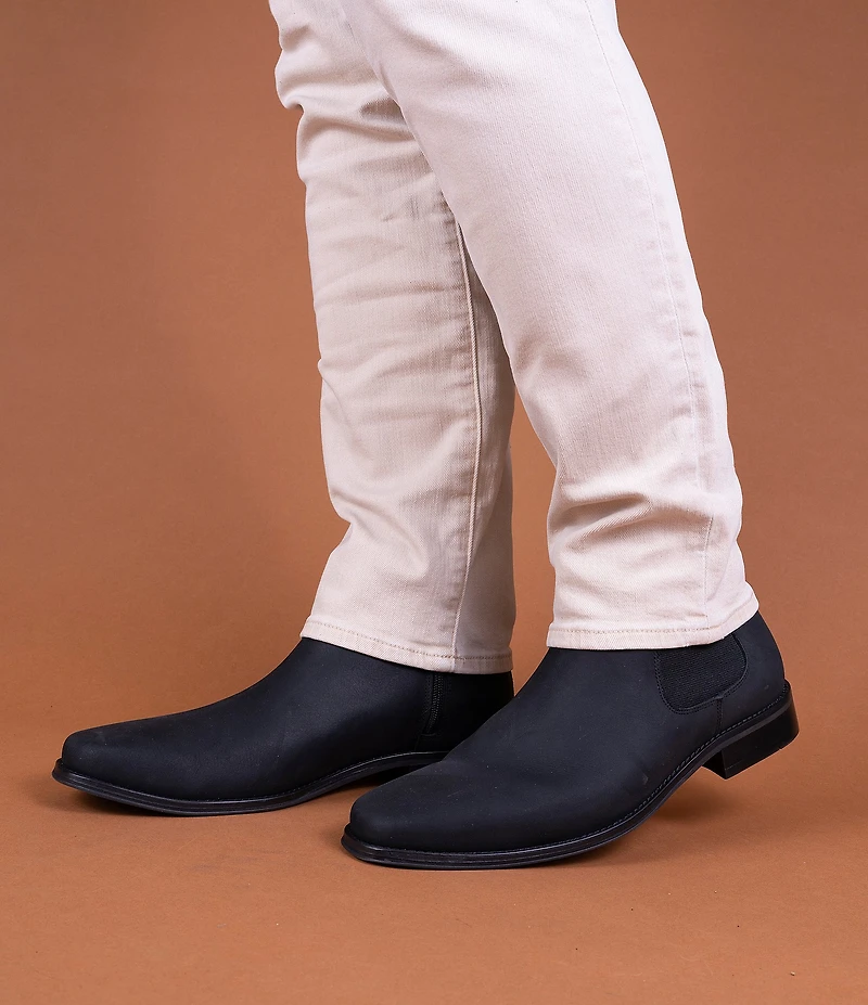 Section X Men's Steven Zip Nubuck Chelsea Boots