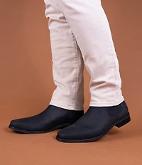 Section X Men's Steven Zip Nubuck Chelsea Boots