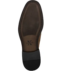 Section X Men's Steven Zip Suede Chelsea Boots