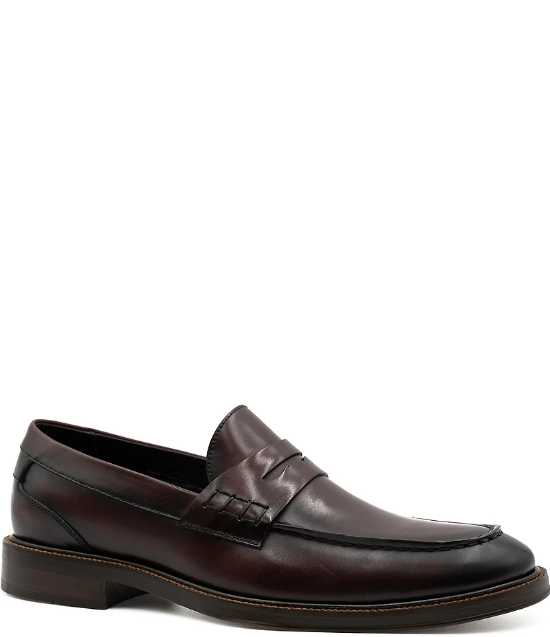 Section X Men's Travis Dress Penny Leather Loafers