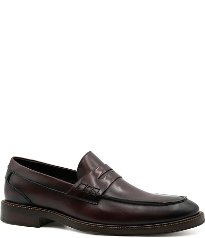 Section X Men's Travis Dress Penny Leather Loafers
