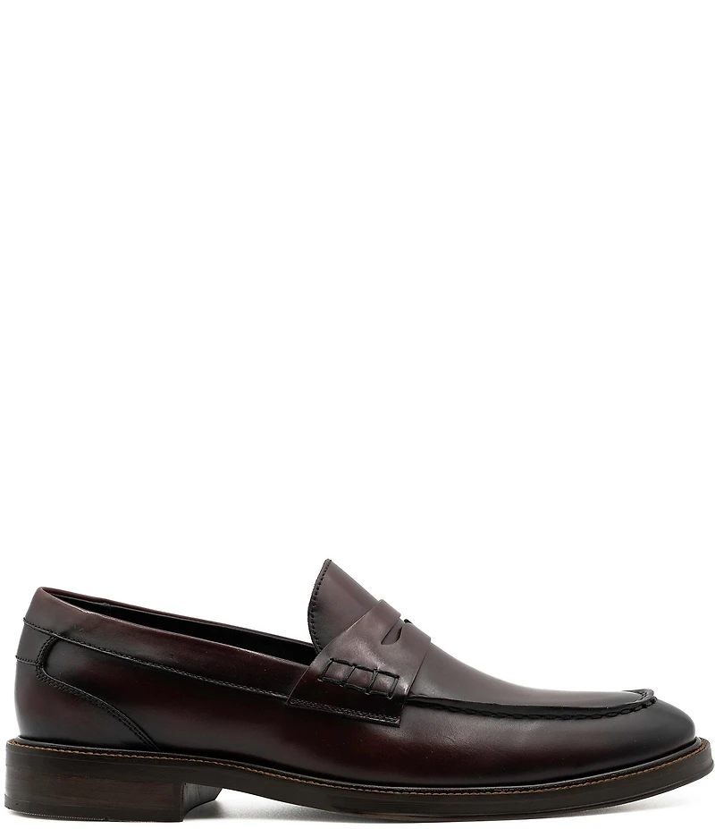 Section X Men's Travis Dress Penny Leather Loafers