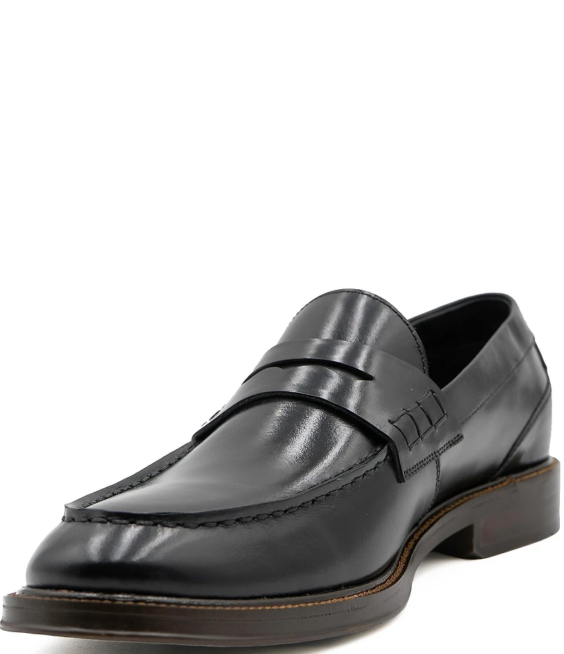 Section X Men's Travis Dress Penny Leather Loafers