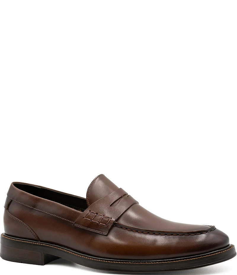 Section X Men's Travis Dress Penny Leather Loafers