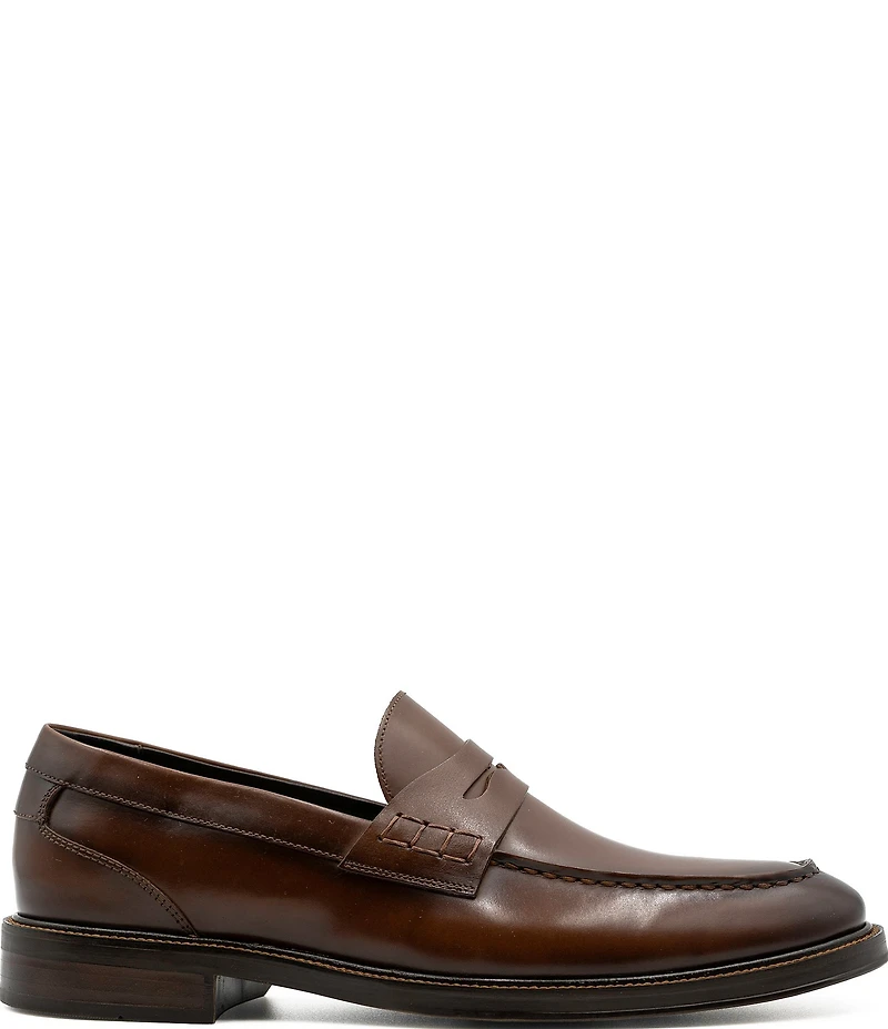 Section X Men's Travis Dress Penny Leather Loafers