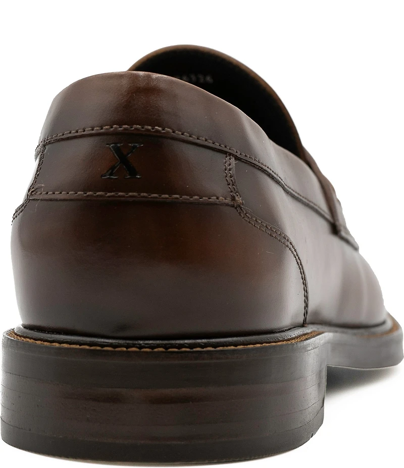 Section X Men's Travis Dress Penny Leather Loafers