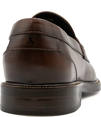 Section X Men's Travis Dress Penny Leather Loafers